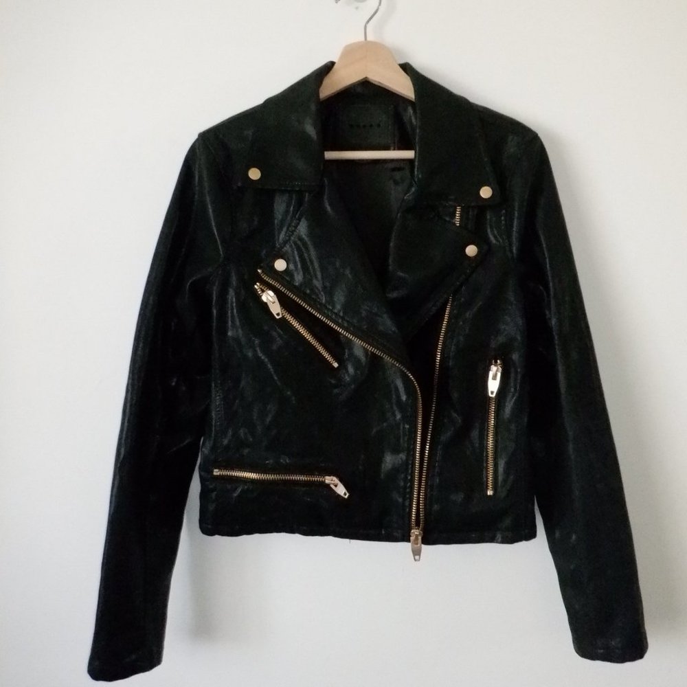 Faux leather Moto Jacket